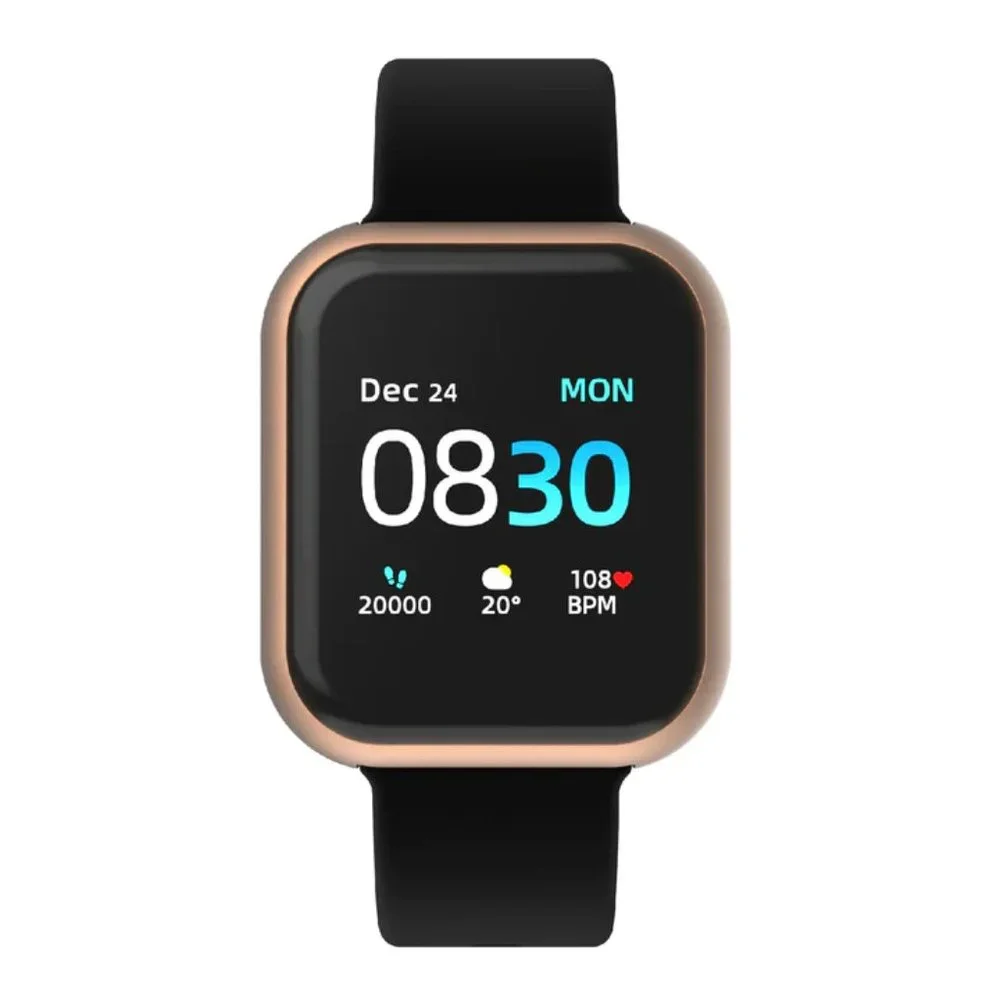 NWT iTouch Air 3, 40mm Rose Gold Case with Black Band Unisex Smartwatch - Picture 8 of 8